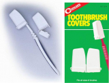 Coghlans - Hülle für Zahnbürstenkopf Toothbrush Cover, 2er Pack, weiß